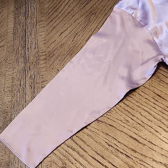 Lilac satin pj set size M/L - Picture 8 of 14